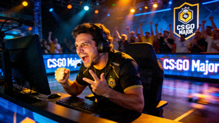 巴西解说Gaules激情解说CS:GO Major赛事